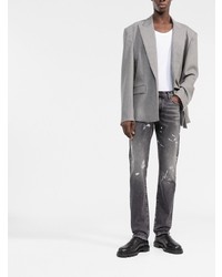 Jean imprimé gris foncé Off-White