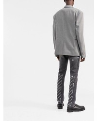 Jean imprimé gris foncé Off-White