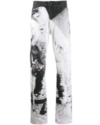 Jean imprimé noir et blanc Calvin Klein Jeans Est. 1978