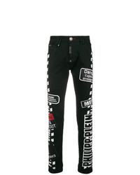 Jean imprimé noir Philipp Plein