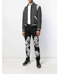 Jean imprimé noir Philipp Plein