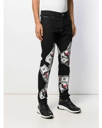 Jean imprimé noir Philipp Plein