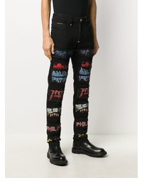 Jean imprimé noir Philipp Plein