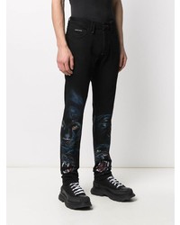 Jean imprimé noir Philipp Plein