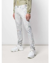 Jean imprimé tie-dye blanc John Elliott