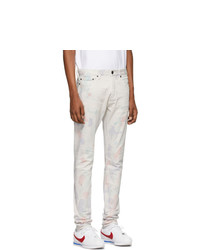 Jean imprimé tie-dye blanc John Elliott