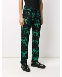 Jean imprimé tie-dye noir MSGM