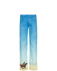 Jean imprimé turquoise Calvin Klein Jeans Est. 1978