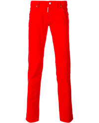 Jean rouge DSQUARED2