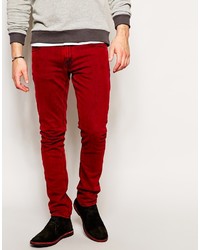 Jean rouge Nudie Jeans