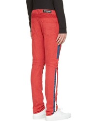 Jean rouge Balmain