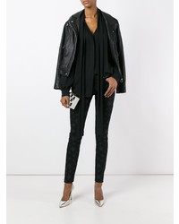 Jean skinny à étoiles noir Saint Laurent