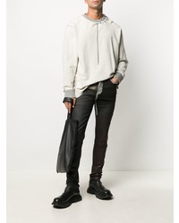 Jean skinny à patchwork noir Rick Owens DRKSHDW