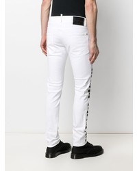 Jean skinny blanc et noir DSQUARED2