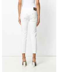 Jean skinny blanc Roberto Cavalli