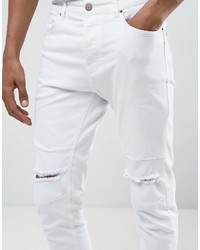 Jean skinny blanc Pull&Bear