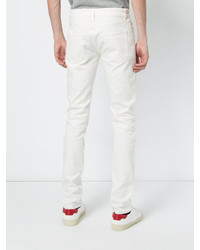 Jean skinny blanc Saint Laurent