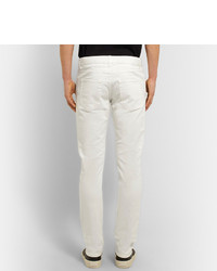 Jean skinny blanc Saint Laurent