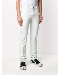 Jean skinny blanc Maison Margiela