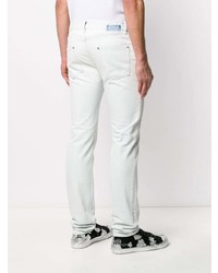 Jean skinny blanc Maison Margiela