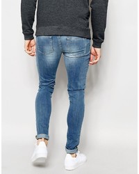 Jean skinny bleu clair Asos