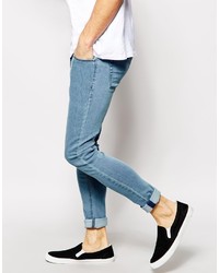 Jean skinny bleu clair Asos