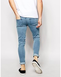 Jean skinny bleu clair Asos