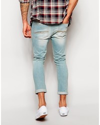 Jean skinny bleu clair Asos