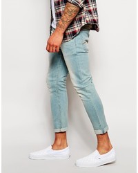 Jean skinny bleu clair Asos