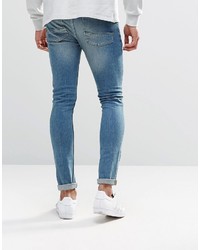 Jean skinny bleu clair Asos