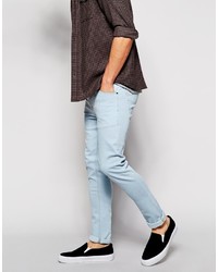 Jean skinny bleu clair Asos