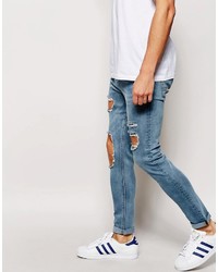 Jean skinny bleu clair Asos