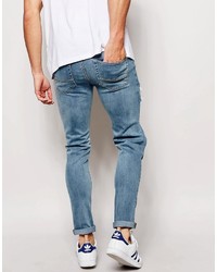 Jean skinny bleu clair Asos