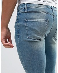 Jean skinny bleu clair Asos