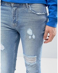 Jean skinny bleu clair Asos