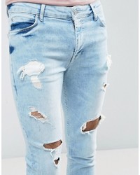 Jean skinny bleu clair Asos