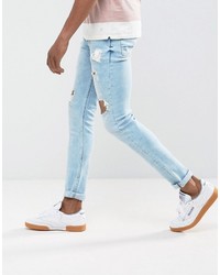 Jean skinny bleu clair Asos