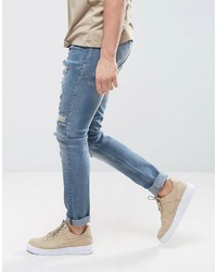 Jean skinny bleu clair Asos