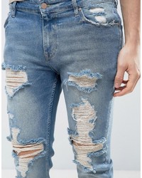 Jean skinny bleu clair Asos