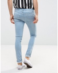 Jean skinny bleu clair Asos