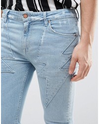 Jean skinny bleu clair Asos