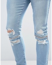 Jean skinny bleu clair Asos