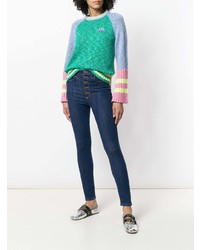 Jean skinny bleu marine Alice + Olivia