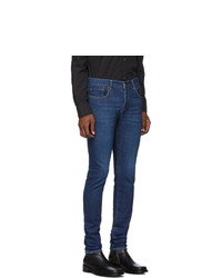 Jean skinny bleu marine Moussy Vintage