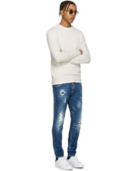 Jean skinny bleu marine DSQUARED2