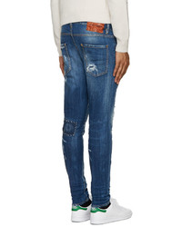 Jean skinny bleu marine DSQUARED2