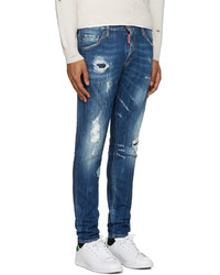 Jean skinny bleu marine DSQUARED2