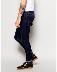 Jean skinny bleu marine Asos