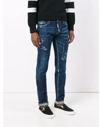 Jean skinny bleu marine DSQUARED2