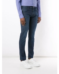 Jean skinny bleu marine Emporio Armani